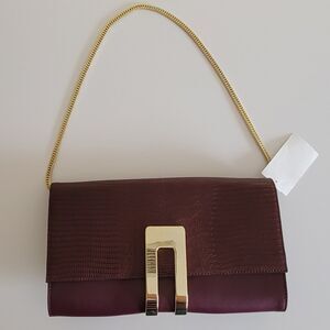 Vince Camuto Hazel Lizard Embossed Clutch